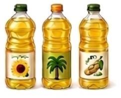 Certaines type d'huiles végétales alimentaires